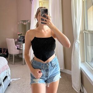 Sparkle Triangle Top